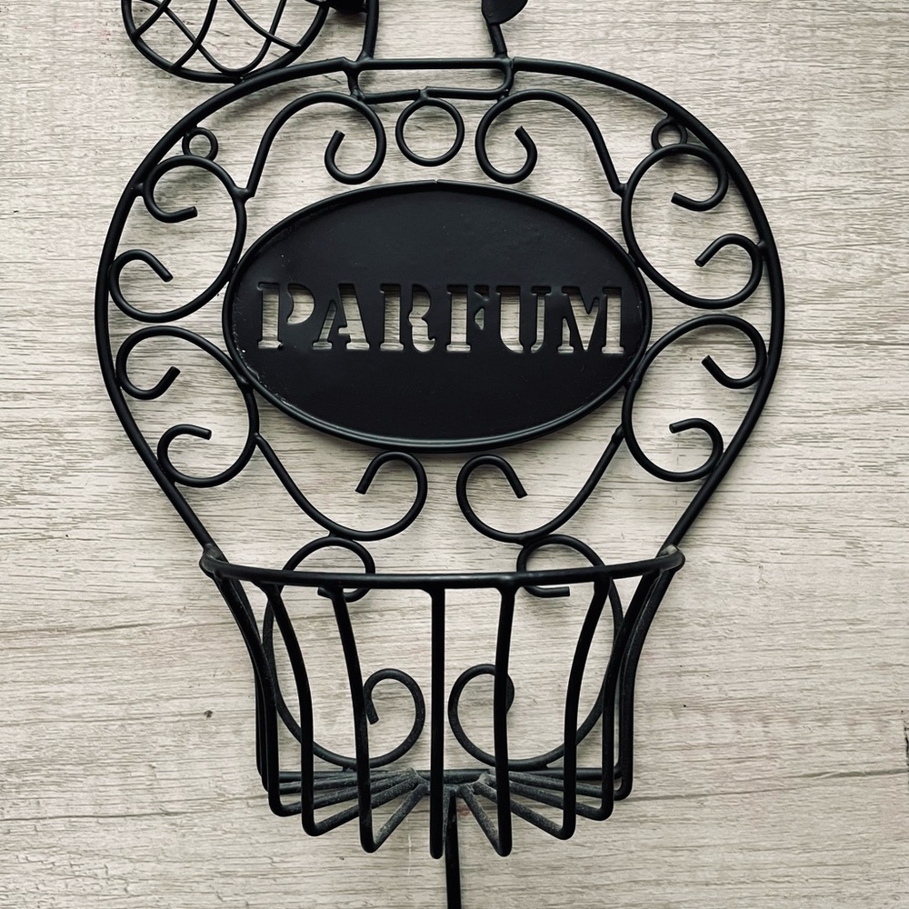 Black Parfum Wall Decor W/ hook